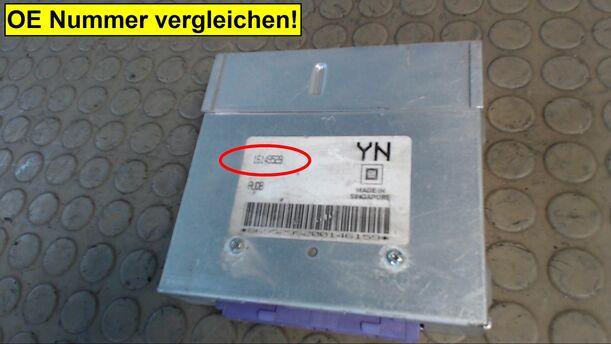 Foto: STEUERGERÄT EINSPRITZUNG eines Opel Astra GT