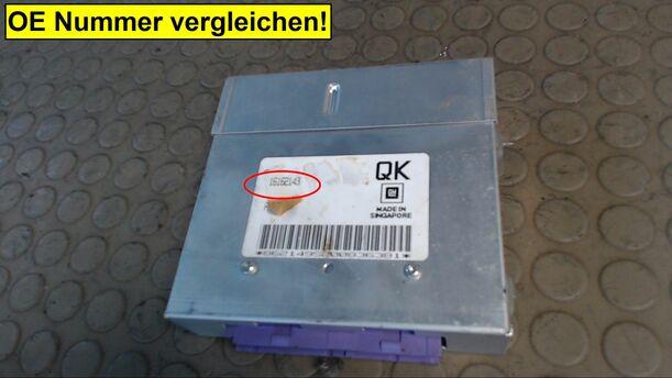 Foto: STEUERGERÄT EINSPRITZUNG eines Opel Vectra CD