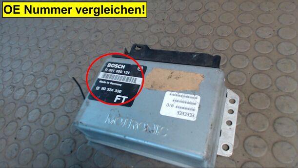 Foto: STEUERGERÄT EINSPRITZUNG eines Opel Vectra GL