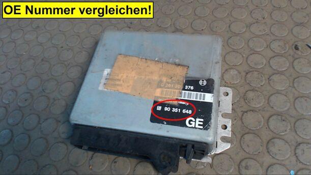 Foto: STEUERGERÄT EINSPRITZUNG eines Opel Vectra GL