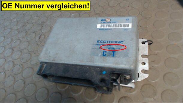 Foto: STEUERGERÄT EINSPRITZUNG eines Opel Vectra GL