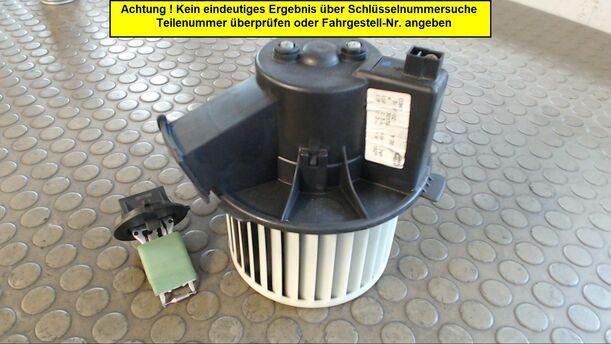 Foto: HEIZUNGSGEBLÄSE eines Peugeot 307 75