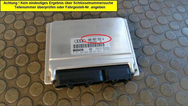 Foto: STEUERGERÄT EINSPRITZUNG eines Audi A6 2.4