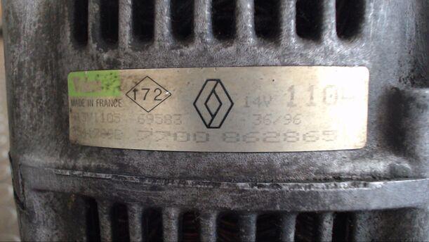 Foto: LICHTMASCHINE eines Renault Megane 1.6