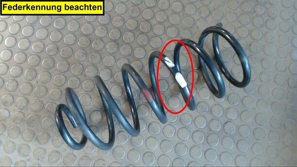 Foto: HINTERFEDER LINKS eines Hyundai Getz 1.1