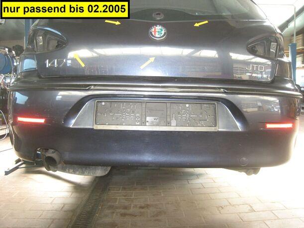 Foto: STOßSTANGE / STOSSFÄNGER HINTEN eines Alfa Romeo 147 1.9 JTD
