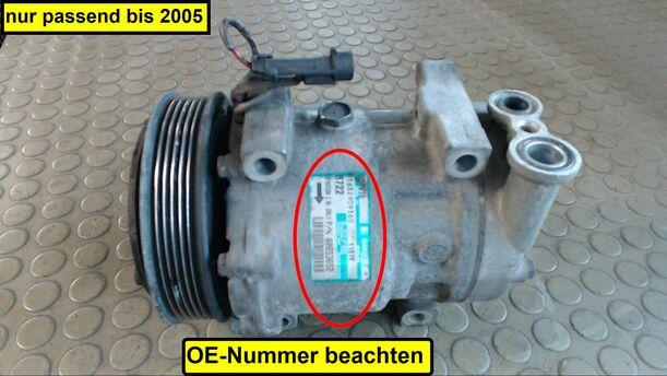 Foto: KOMPRESSOR KLIMAANLAGE eines Alfa Romeo 147 1.9 JTD