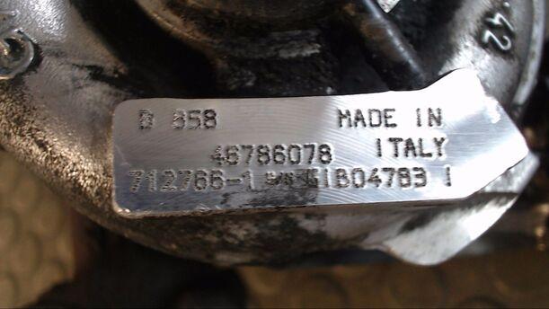 Foto: TURBOLADER GARRETT eines Alfa Romeo 147 1.9 JTD
