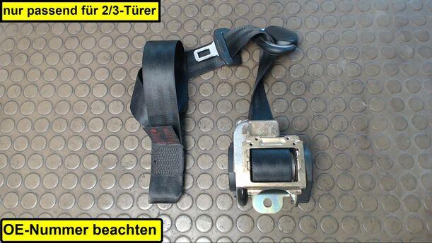 Foto: SICHERHEITSGURT VORNE RECHTS (2/3-TÜRER) eines Seat Ibiza 1.4
