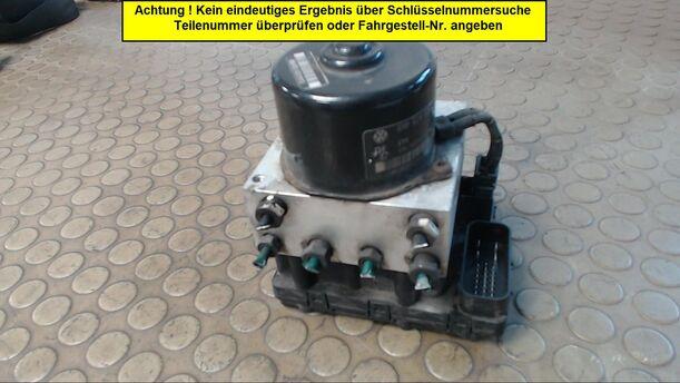 Foto: HAUPTBREMSAGGREGAT ABS eines Seat Ibiza 1.4