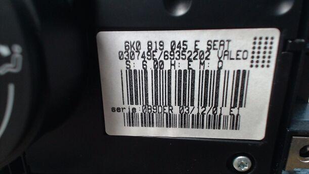 Foto: HEIZUNGSBETÄTIGUNG eines Seat Ibiza 1.4