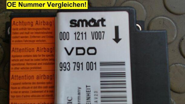 Foto: STEUERGERÄT AIRBAG eines Smart smart & pure