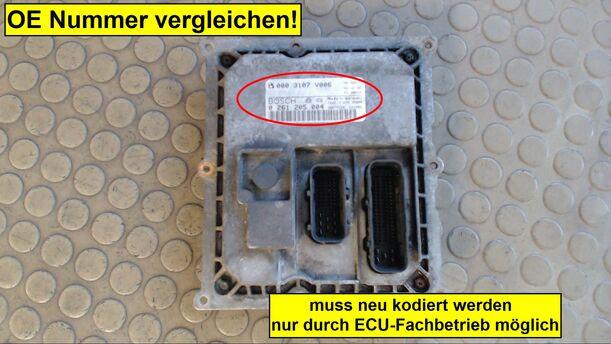 Foto: STEUERGERÄT EINSPRITZUNG eines Smart smart & pure