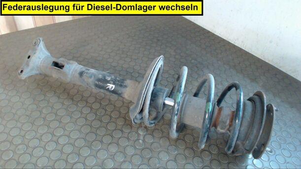 Foto: FEDERBEIN VORN RECHTS eines BMW 318tds compact CLX