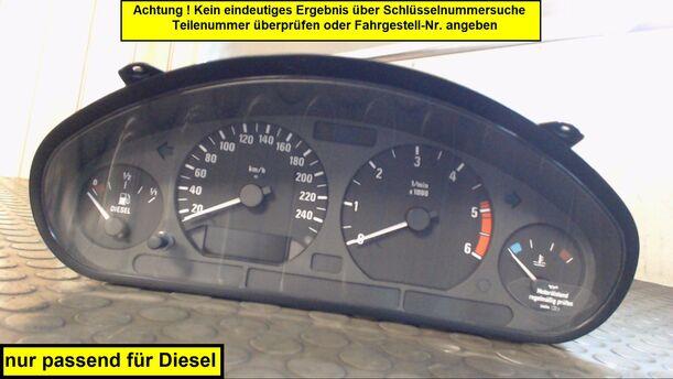 Foto: TACHOEINHEIT eines BMW 318tds compact CLX