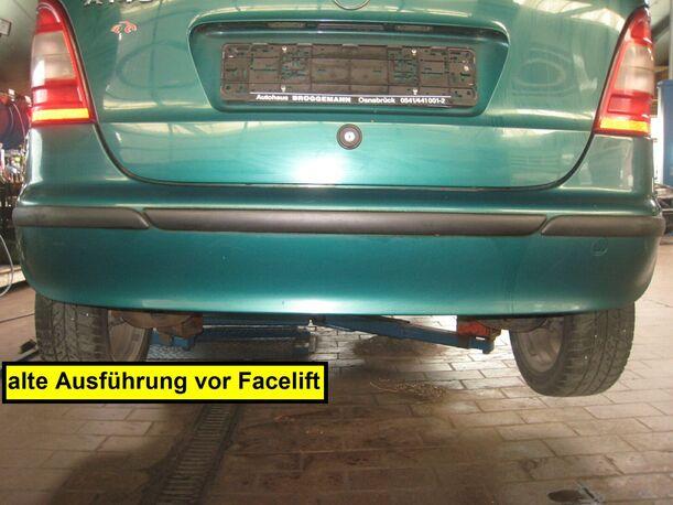 Foto: STOßSTANGE / STOSSFÄNGER HINTEN eines Mercedes-Benz A 140 CLX