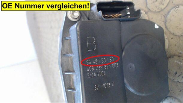 Foto: DROSSELKLAPPENSTUTZEN VDO eines Citroen C5 Kombi 2.0 GL
