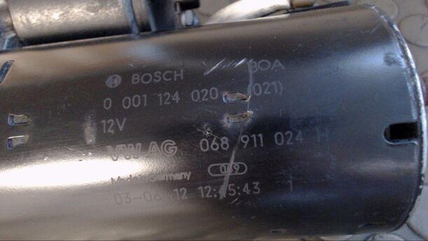 Foto: ANLASSER / STARTER BOSCH eines VW Passat Variant 1.9 TDI