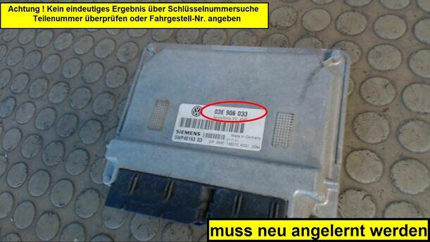 Foto: STEUERGERÄT EINSPRITZUNG eines VW Polo 1.2