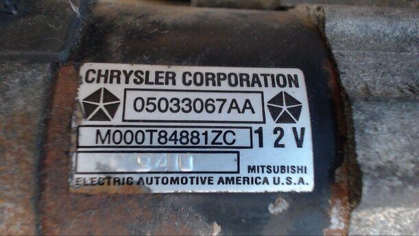 Foto: ANLASSER / STARTER eines Chrysler PT Cruiser 2.0