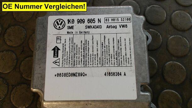 Foto: STEUERGERÄT AIRBAG eines VW Golf Plus 1.9 TDI