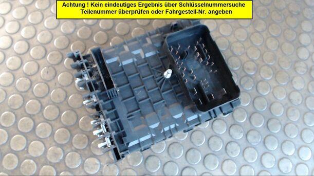 Foto: SICHERUNGSKASTEN ZENTRALELEKTRIK eines VW Golf Plus 1.9 TDI