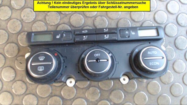 Foto: HEIZUNGSBETÄTIGUNG eines VW Golf Plus 1.9 TDI