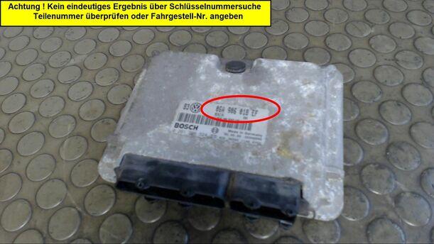 Foto: STEUERGERÄT EINSPRITZUNG eines VW Golf 2.0 Style