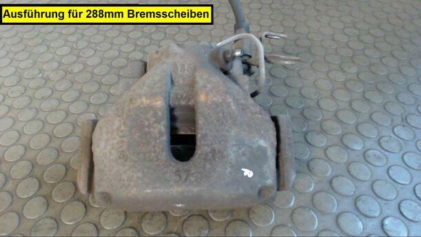 Foto: BREMSSATTEL VORN RECHTS eines Audi A4 1.9 TDI Style