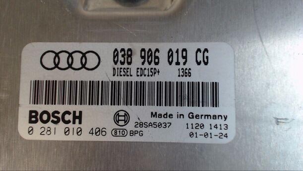 Foto: STEUERGERÄT EINSPRITZUNG eines Audi A4 1.9 TDI Style