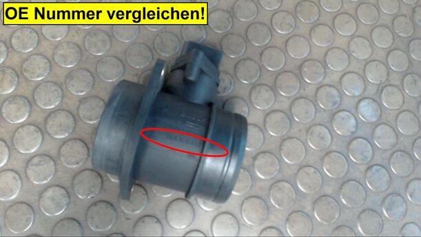 Foto: LUFTMASSENMESSER eines VW Golf Variant 1.9 TDI Style