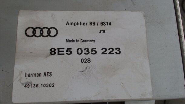 Foto: AUDIOVERSTÄRKER eines Audi A4 1.9 TDI Style