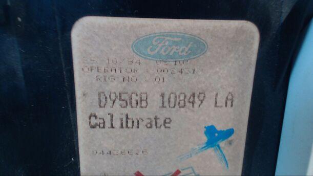 Foto: TACHOEINHEIT eines Ford Scorpio