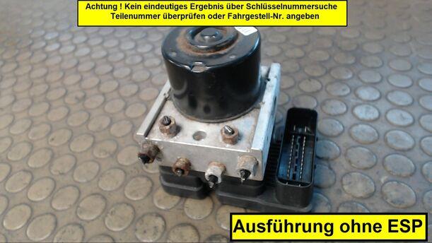 Foto: HAUPTBREMSAGGREGAT ABS eines Opel Zafira 1.6 Style