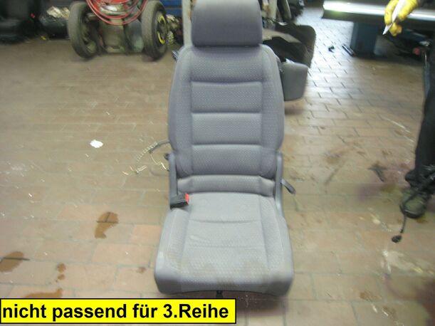 Foto: SITZ 2. REIHE LINKS eines VW Touran 1.9 TDI