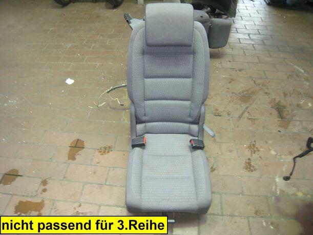 Foto: SITZ 2. REIHE MITTE eines VW Touran 1.9 TDI