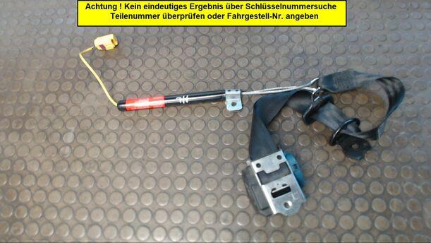 Foto: SICHERHEITSGURT HINTEN LINKS eines VW Passat Variant 2.0 TDI