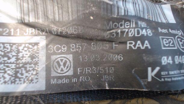 Foto: SICHERHEITSGURT HINTEN LINKS eines VW Passat Variant 2.0 TDI