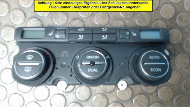 Foto: HEIZUNGSBETÄTIGUNG eines VW Passat Variant 2.0 TDI