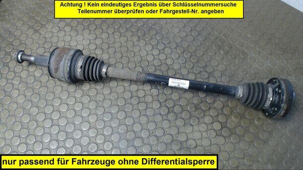 Foto: ANTRIEBSWELLE HINTEN RECHTS eines VW Touareg 2.5 R5 TDI Automatik