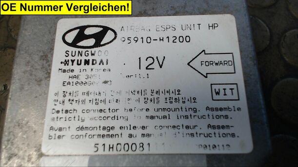 Foto: STEUERGERÄT AIRBAG eines Hyundai Terracan 2.9 CRDi
