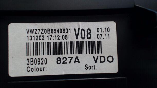 Foto: TACHOEINHEIT eines VW Passat Variant 1.9 TDI GLX