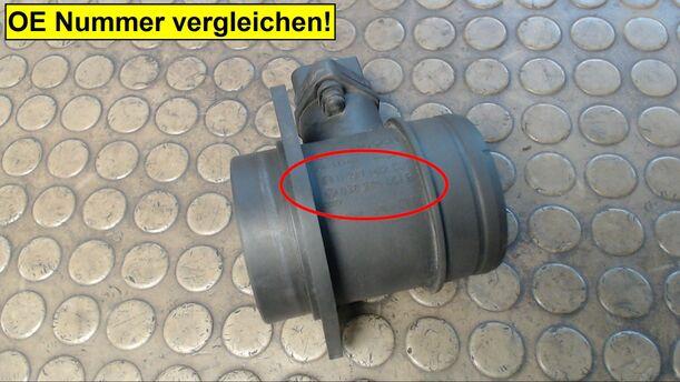 Foto: LUFTMASSENMESSER eines VW Transporter T5 7HH132/WF2/0WQ