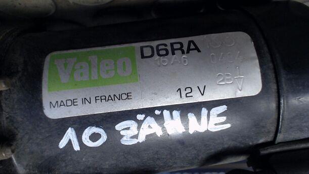 Foto: ANLASSER / STARTER VALEO eines Renault Megane 1.6
