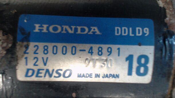 Foto: ANLASSER / STARTER DENSO eines Honda Civic 1.4i