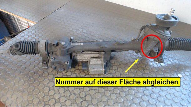 Foto: LENKGETRIEBE ELEKTRISCH eines VW Golf 2.0 TDI DPF