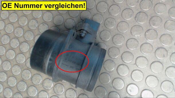 Foto: LUFTMASSENMESSER eines VW Golf 2.0 TDI DPF CLX