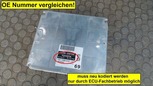 Foto: STEUERGERÄT DIESELEINSPRITZUNG eines Toyota Avensis 2.0 D-4D GL