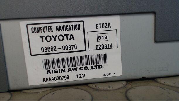 Foto: NAVIAGTIONSRECHNER DVD eines Toyota Avensis 2.0 D-4D GL