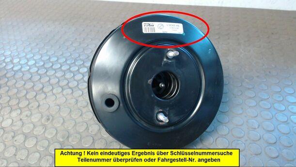 Foto: BREMSKRAFTVERSTÄRKER eines Fiat 500 1.3 Multijet 16V DPF GL